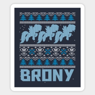 BRONY UGLY CHRISTMAS SWEATER Magnet